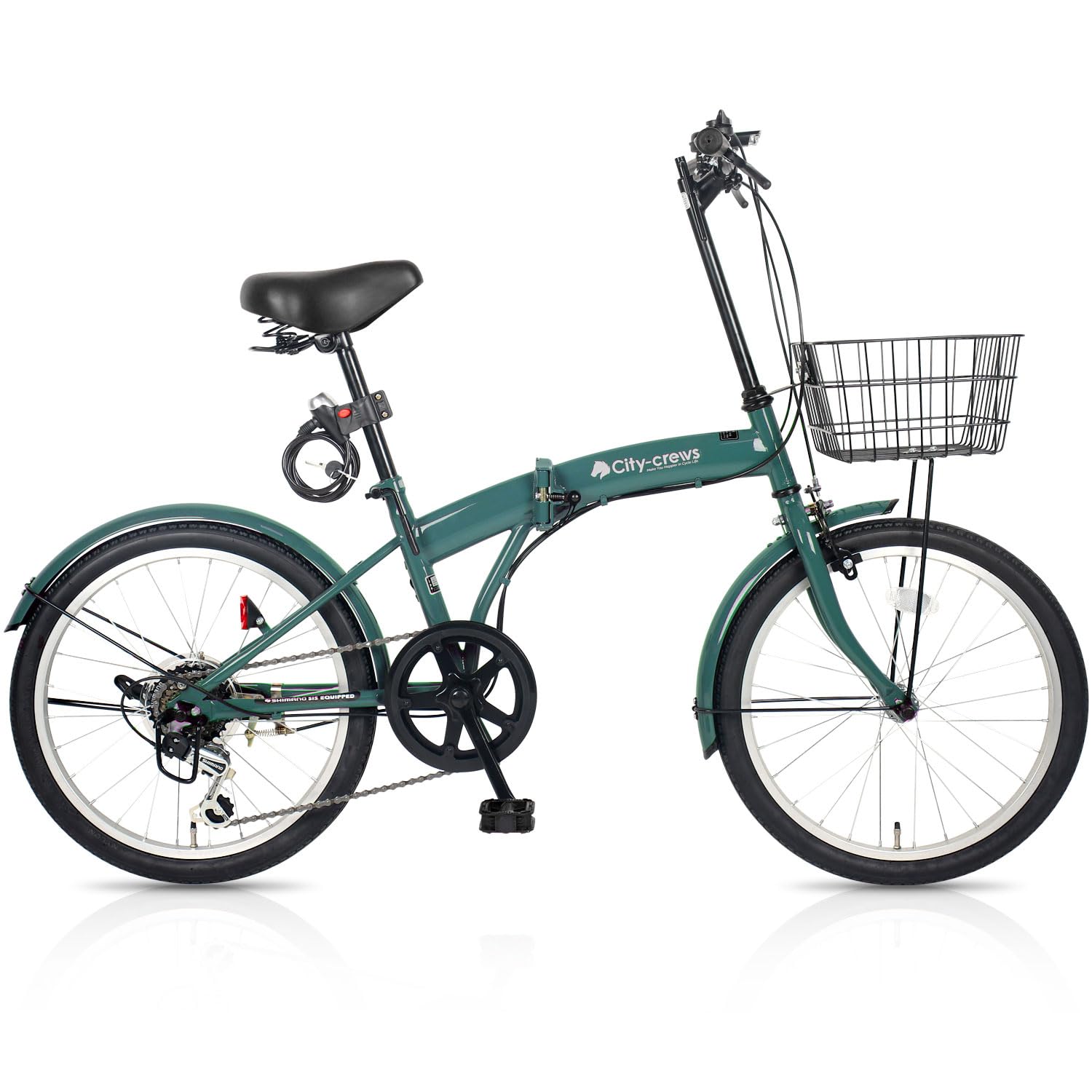 Amazon | 折りたたみ自転車 20インチ CC-10 外装6段変速ギア